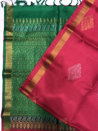 SOFT SILK SAREE WITH BLOUSE